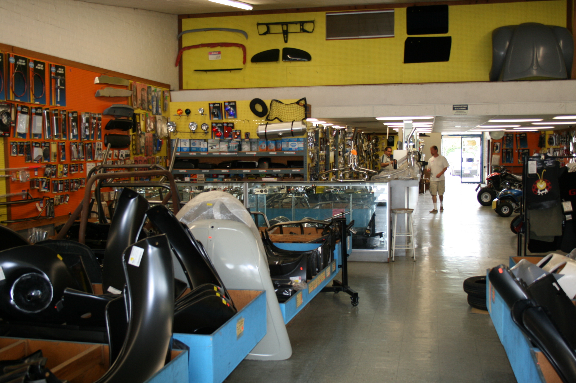inside store